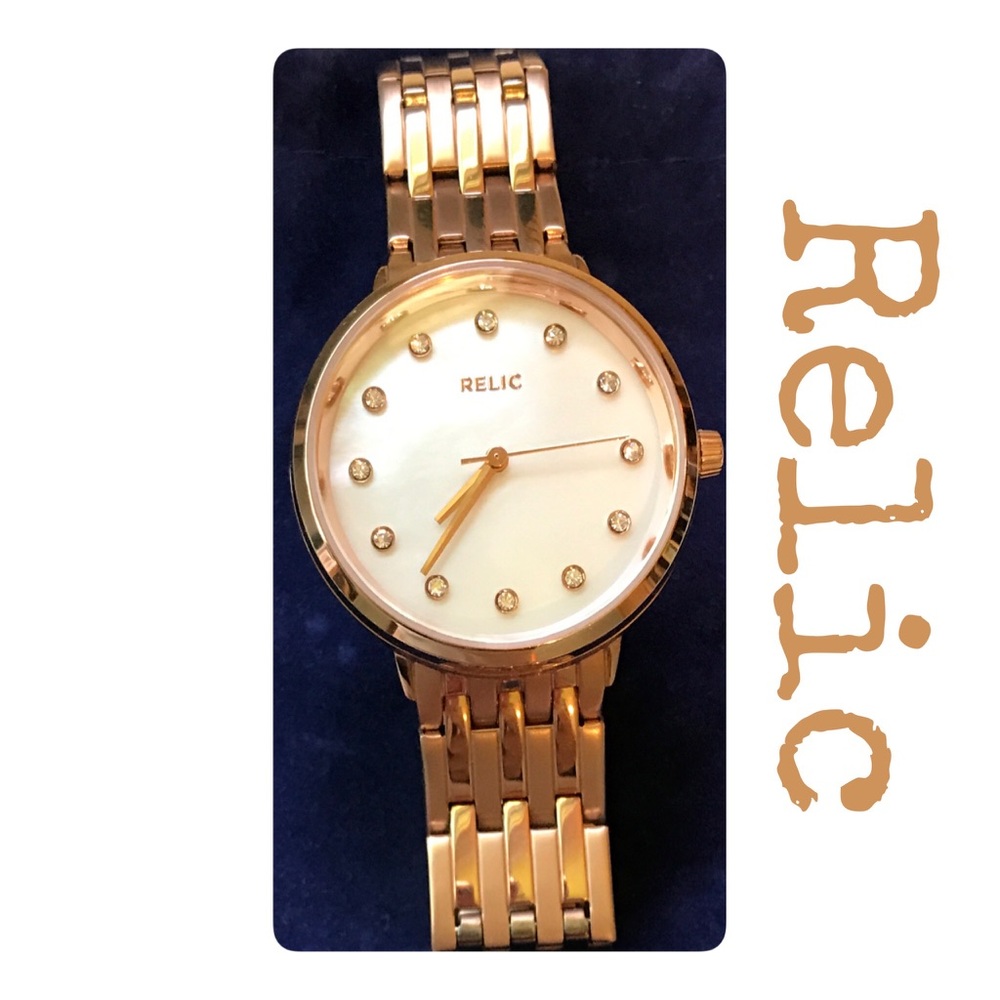 Relic rose gold watch🌹🌷🌹